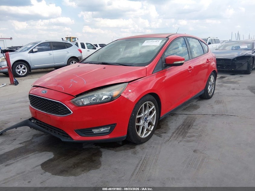 Vin: 1fadp3k27fl277464, lot: 46691866, ford focus se 20152