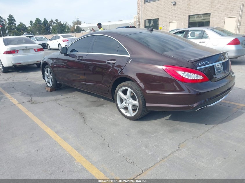 Vin: wddlj7dbxca019464, lot: 46691870, mercedes-benz cls 550 20123
