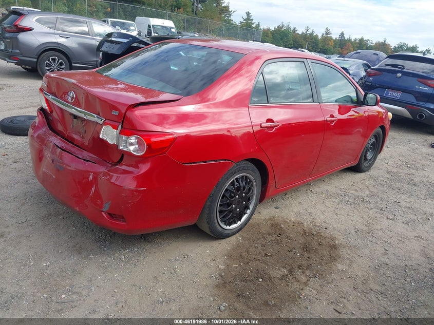 Vin: 2t1bu4ee6dc027708, lot: 46691871, toyota corolla le 20134