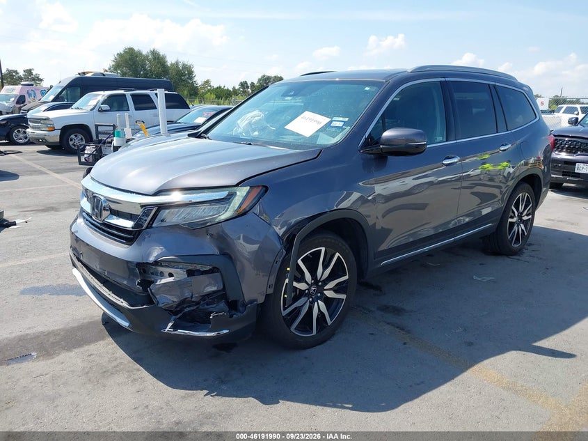 Vin: 5fnyf5h90lb016772, lot: 46691874, honda pilot 2wd touring 8 passenger 20202