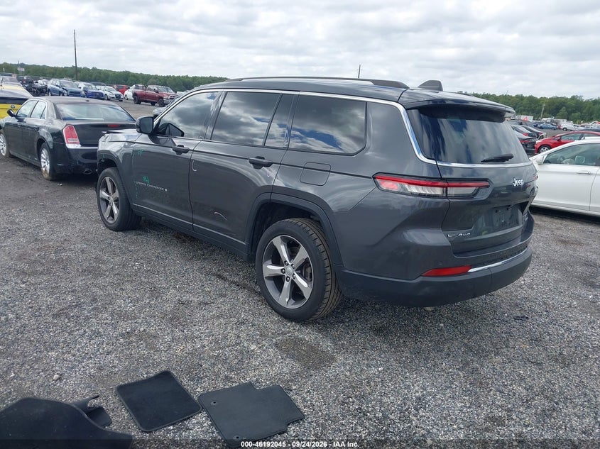 Vin: 1c4rjkbg3m8156423, lot: 46691929, jeep grand cherokee l limited 4x4 20213