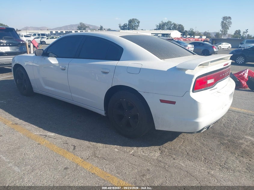 Vin: 2c3cdxbg0eh370568, lot: 46691941, dodge charger se 20143