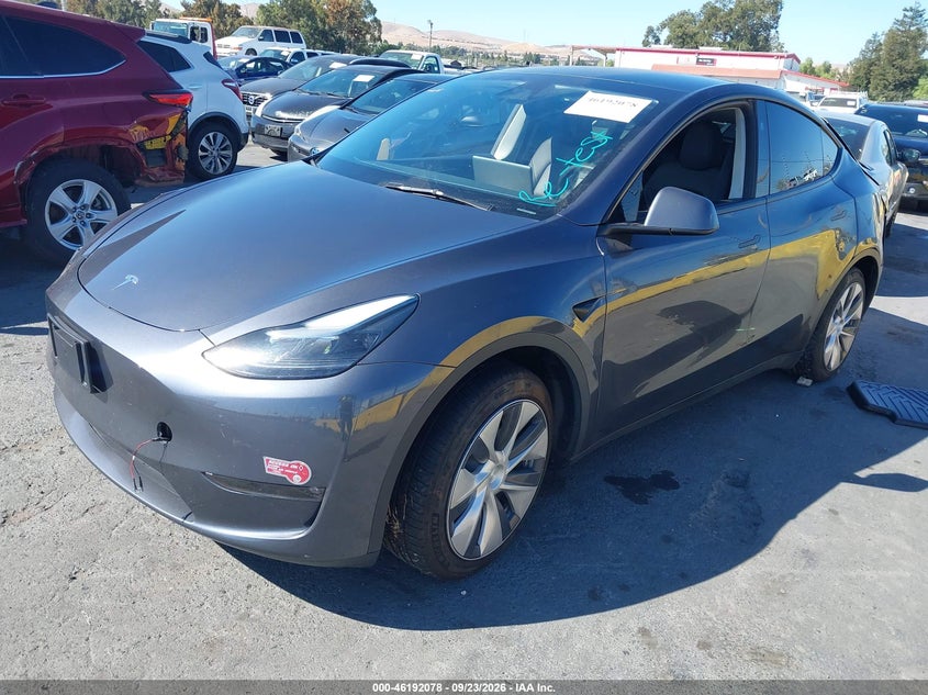 Vin: 7saygded7pf977409, lot: 46691962, tesla model y rwd 20232