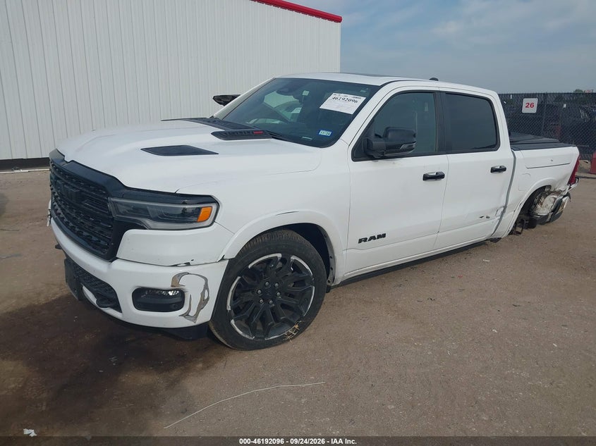 Vin: 1c6srfhp5sn631648, lot: 46691979, ram 1500 limited  4x4 5'7 box 20252