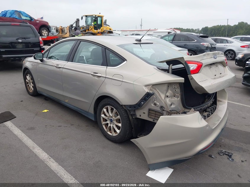 Vin: 3fa6p0g78gr126826, lot: 46691987, ford fusion s 20163