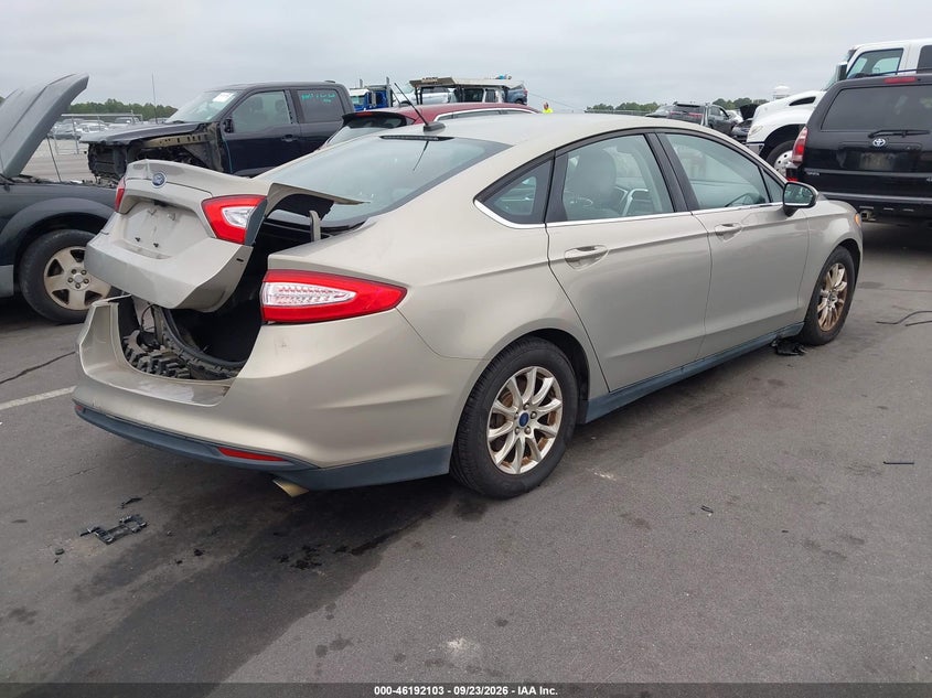 Vin: 3fa6p0g78gr126826, lot: 46691987, ford fusion s 20164