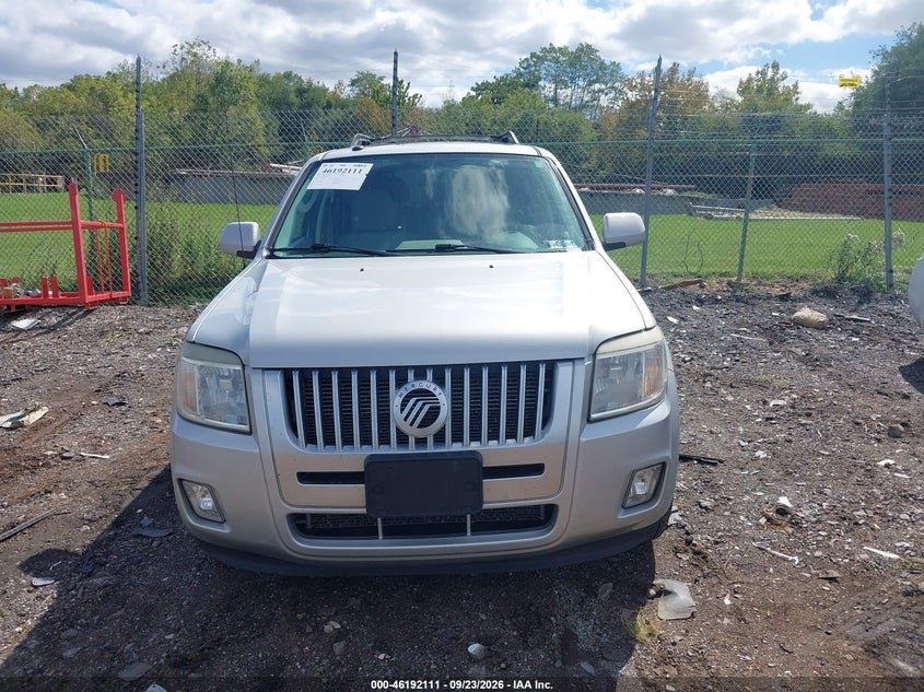 MERCURY MARINER 2009 VIN 4M2CU87G49KJ25811
