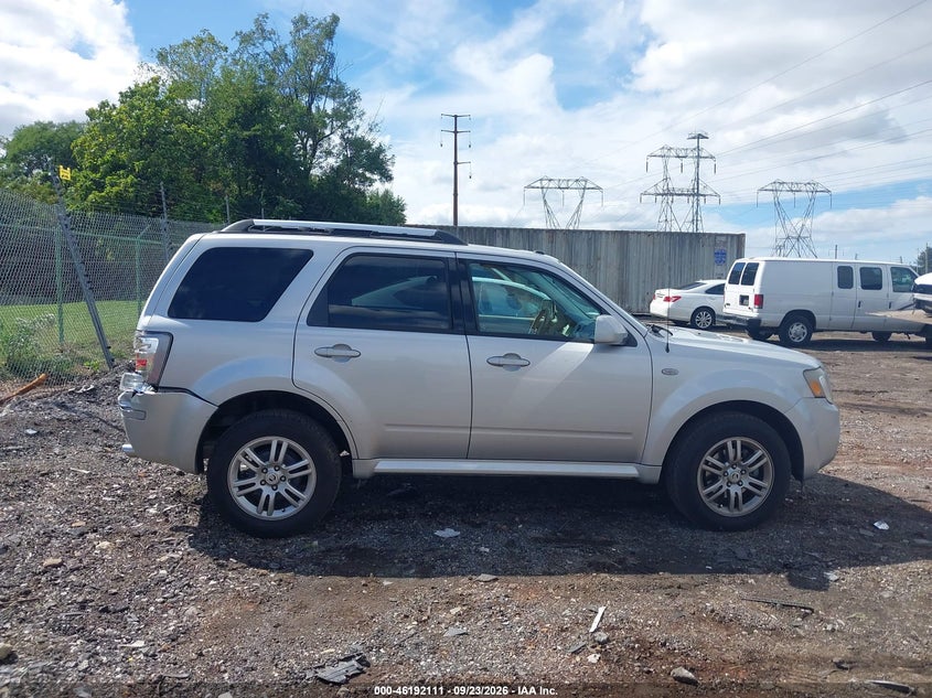 MERCURY MARINER 2009 VIN 4M2CU87G49KJ25811