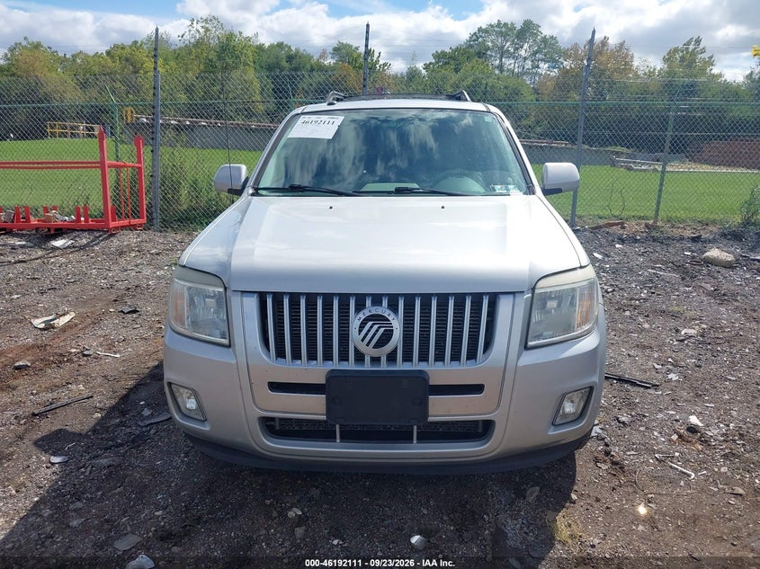 MERCURY MARINER 2009 VIN 4M2CU87G49KJ25811