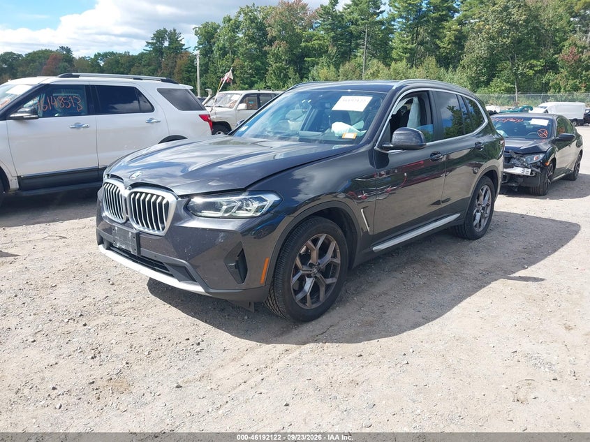 Vin: 5ux53dp05n9k23601, lot: 46692008, bmw x3 xdrive30i 20222