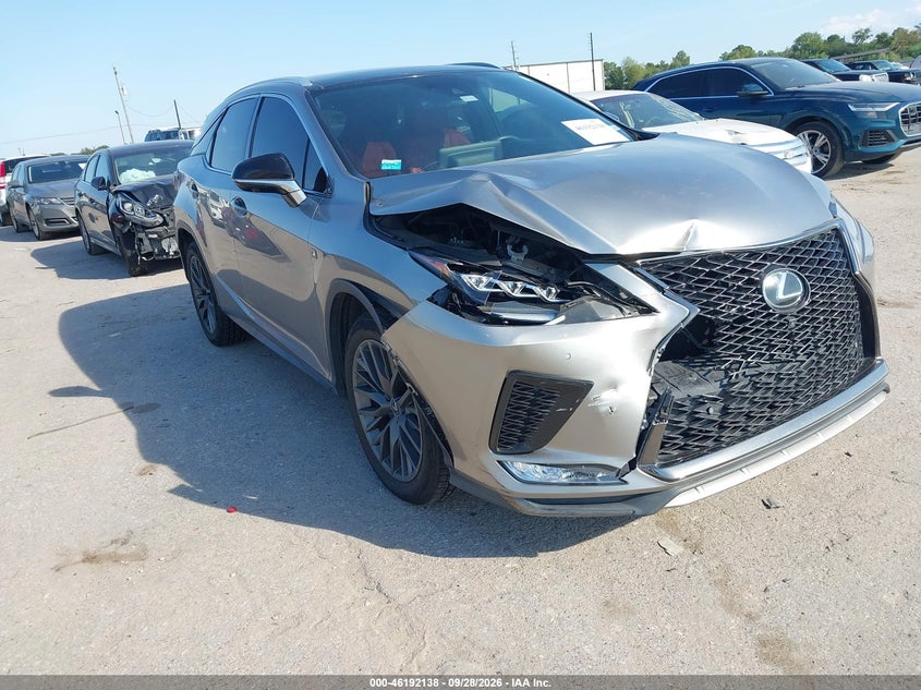 Vin: 2t2yzmda5lc252707, lot: 46692022, lexus rx 350 f sport performance 2020 img_1