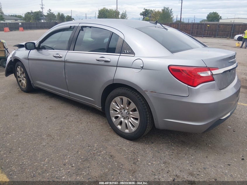 Vin: 1c3ccbab2en122678, lot: 46692047, chrysler 200 lx 20143