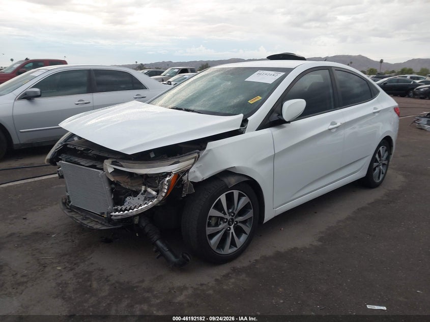 Vin: kmhcu4ae2fu923824, lot: 46692066, hyundai accent gls 20152