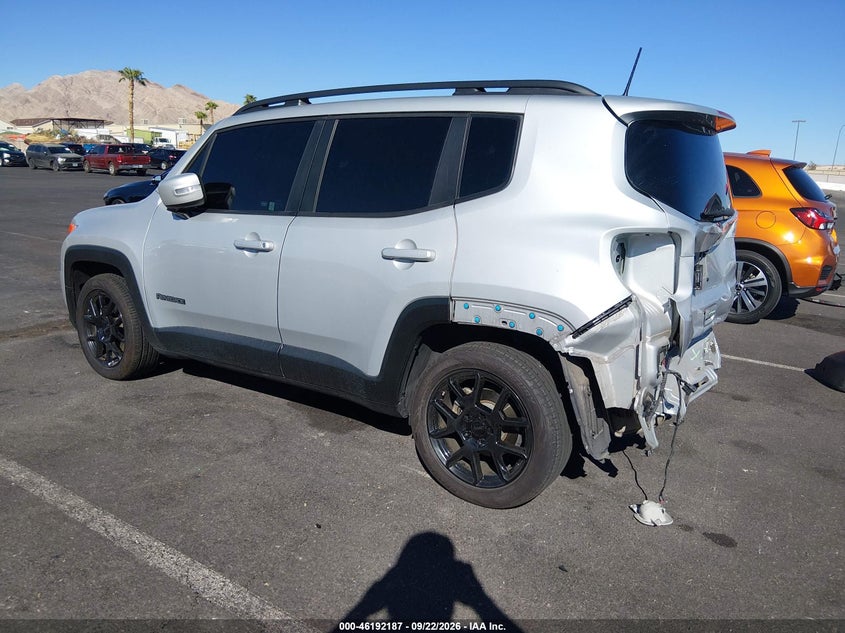 Vin: zacnjabb0lpk99654, lot: 46692070, jeep renegado altitude fwd 20203
