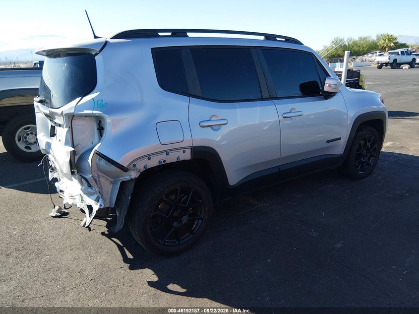 Vin: zacnjabb0lpk99654, lot: 46692070, jeep renegado altitude fwd 20204