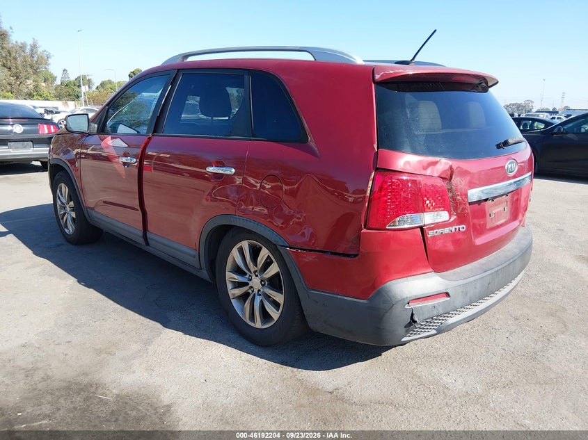 Vin: 5xyku4a23bg045581, lot: 46692088, kia sorento ex v6 20113