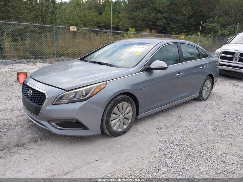 Vin: kmhe24l14ga012017, lot: 46692095, hyundai sonata hybrid se 20162