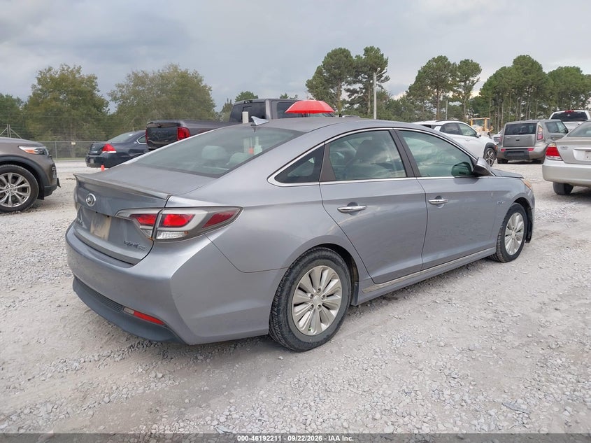 Vin: kmhe24l14ga012017, lot: 46692095, hyundai sonata hybrid se 20164