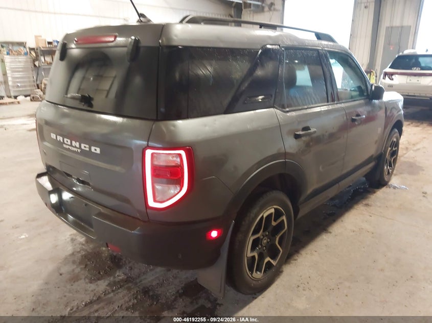Vin: 3fmcr9b66prd01094, lot: 46692139, ford bronco sport big bend 20234