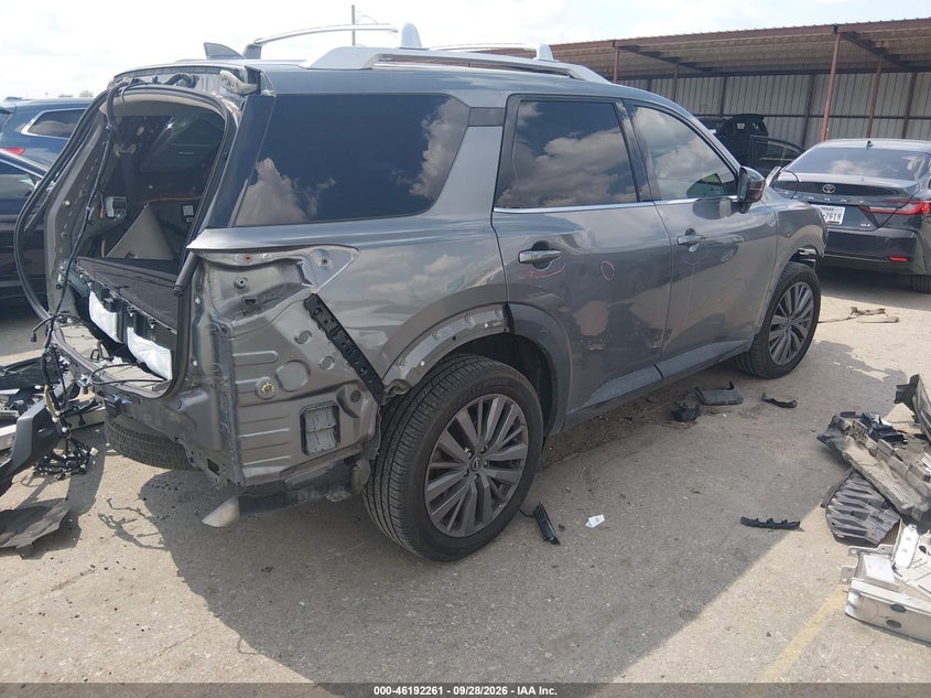 Vin: 5n1dr3cb7pc259059, lot: 46692145, nissan pathfinder sl fwd 20234