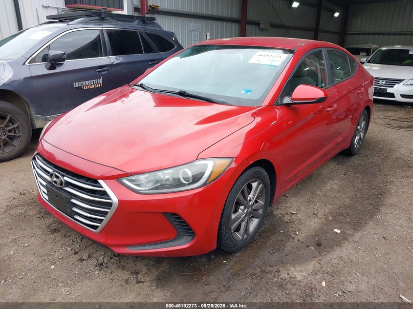 2017 Hyundai Elantra Se, Правый бок, IAAI, VIN 5NPD84LF0HH039588 — фото 2