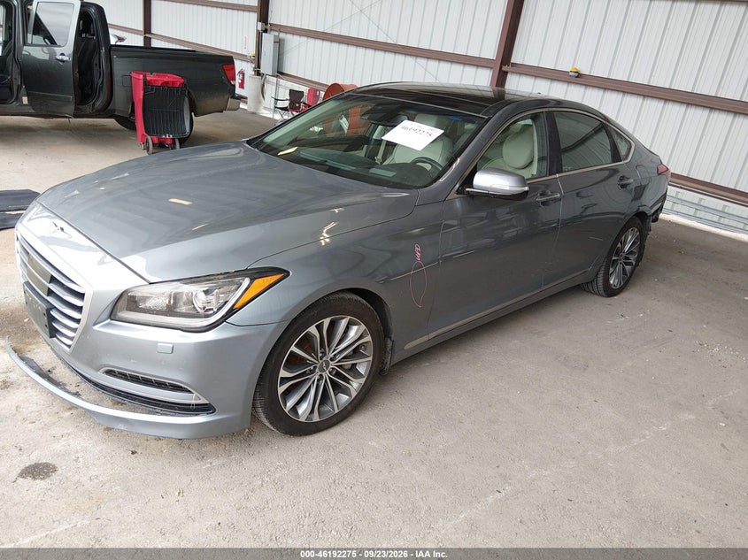 Vin: kmhgn4je4fu073631, lot: 46692159, hyundai genesis 3.8 20152
