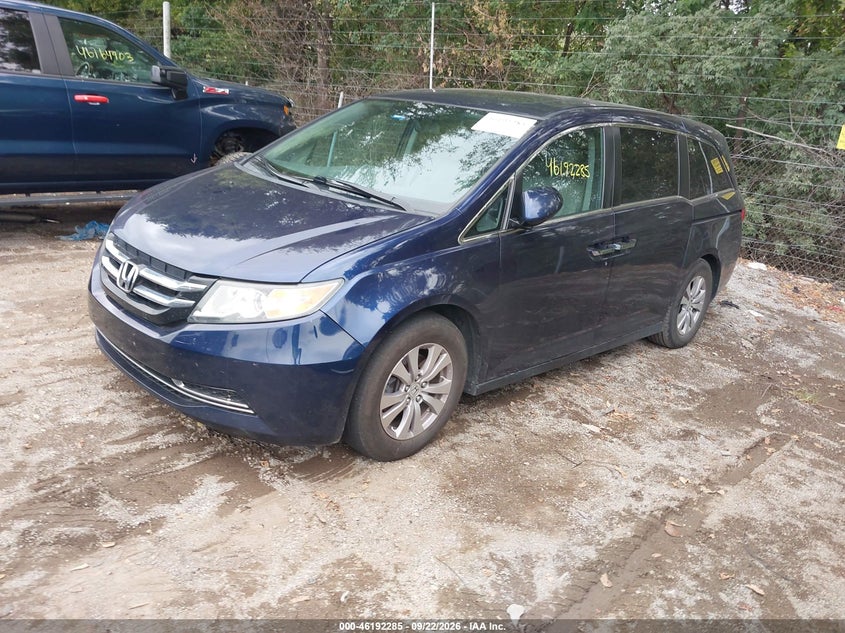 Vin: 5fnrl5h61fb121425, lot: 46692169, honda odyssey ex-l 20152