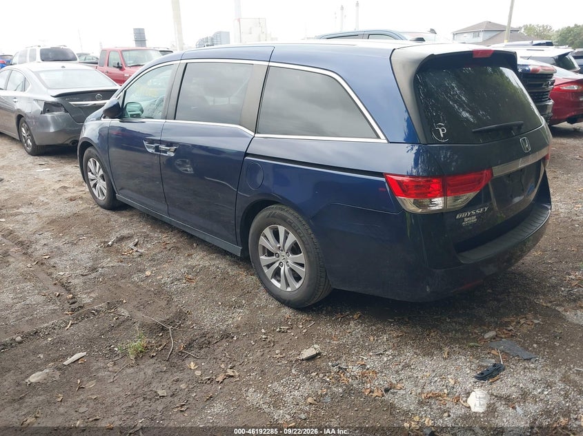 Vin: 5fnrl5h61fb121425, lot: 46692169, honda odyssey ex-l 20153