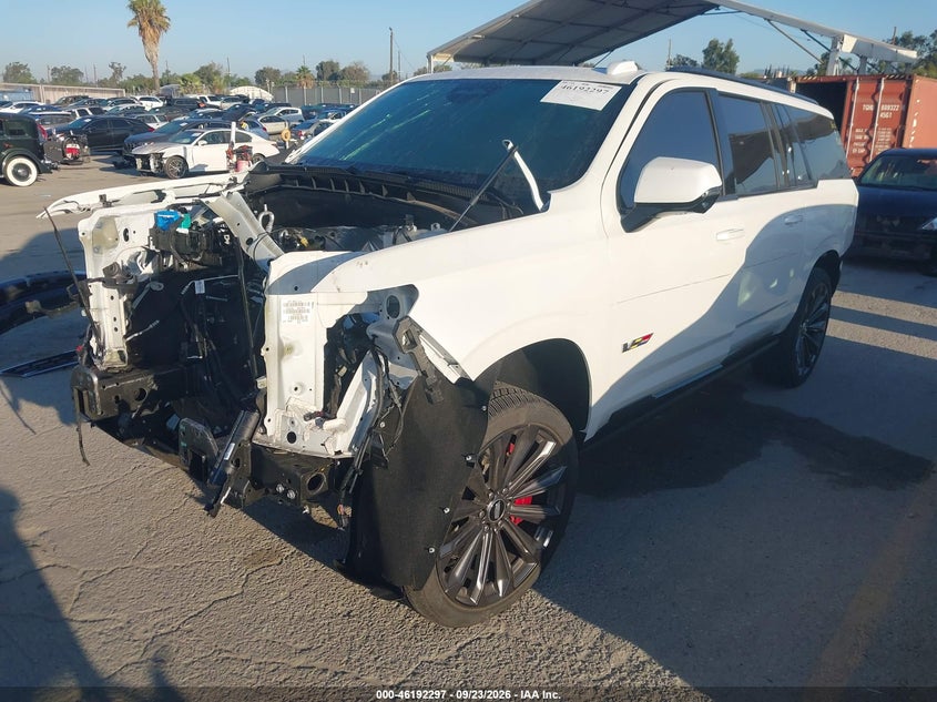 Vin: 1gys9sr91sr392040, lot: 46692182, cadillac escalade esv v-series 20252