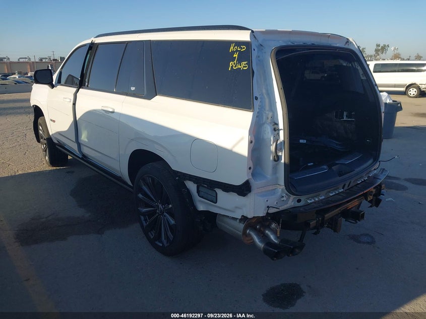 Vin: 1gys9sr91sr392040, lot: 46692182, cadillac escalade esv v-series 20253