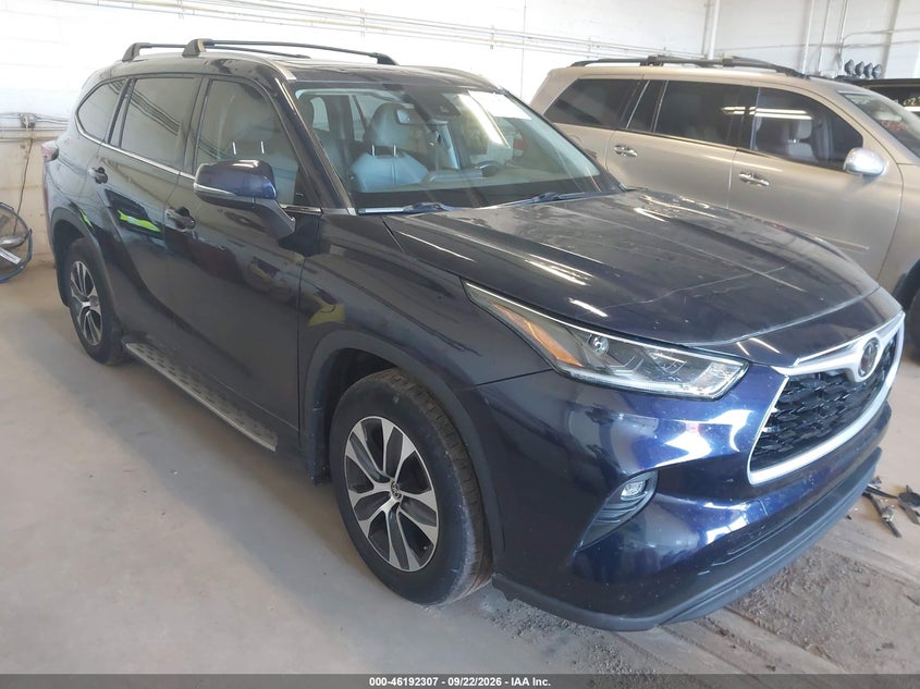 Vin: 5tdgzrbh5ms554312, lot: 46692191, toyota highlander xle 2021 img_1