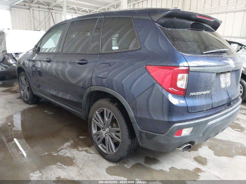 Vin: 5fnyf7h56mb010128, lot: 46692193, honda passport 2wd ex-l 20213