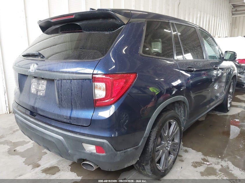 Vin: 5fnyf7h56mb010128, lot: 46692193, honda passport 2wd ex-l 20214