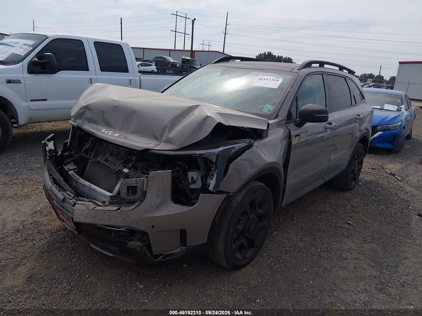 Vin: 5xyrhdjf8rg261703, lot: 46692194, kia sorento x-line ex 20242
