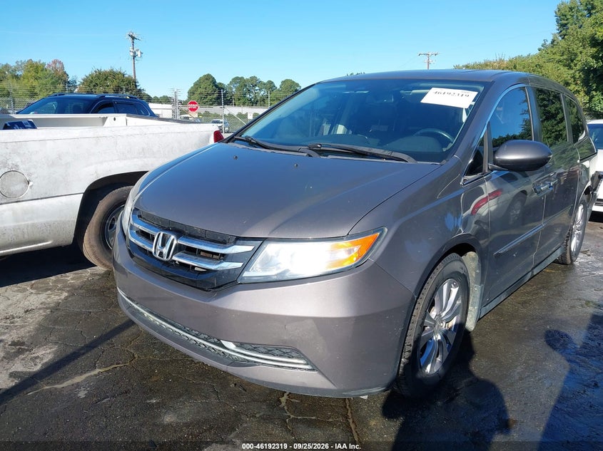 Vin: 5fnrl5h64eb095398, lot: 46692203, honda odyssey ex-l 20142