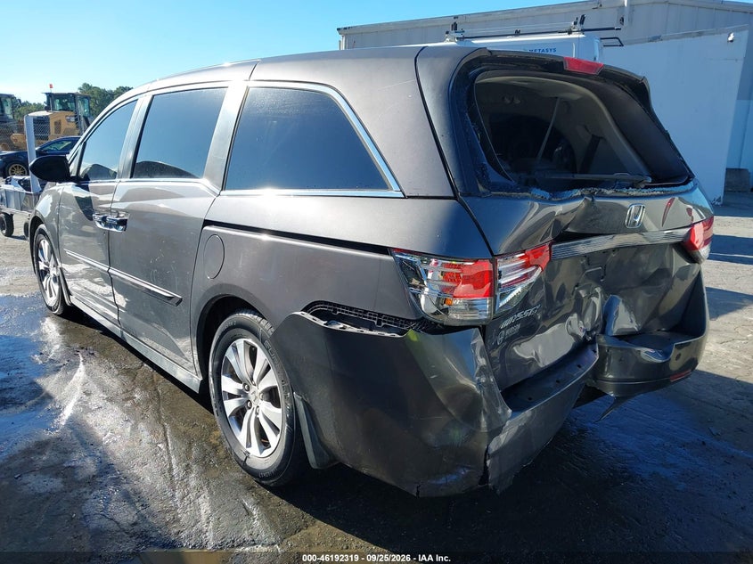 Vin: 5fnrl5h64eb095398, lot: 46692203, honda odyssey ex-l 20143