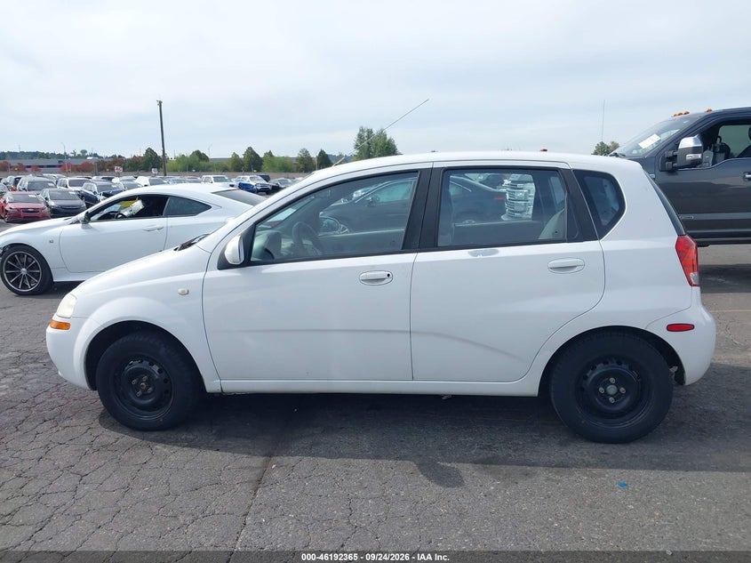 CHEVROLET AVEO 2005 VIN KL1TD62665B408379