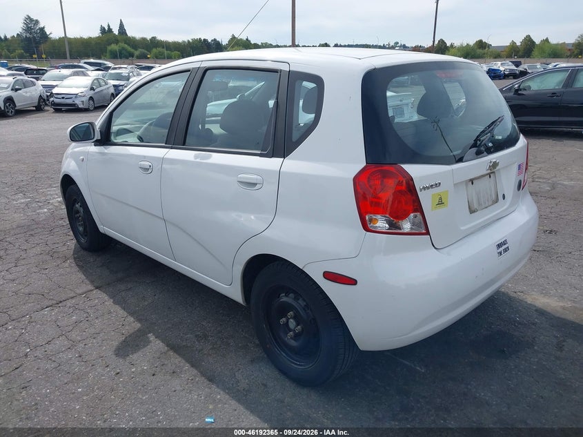CHEVROLET AVEO 2005 VIN KL1TD62665B408379