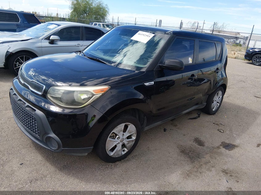 Vin: kndjn2a21f7160244, lot: 46692277, kia soul 20152