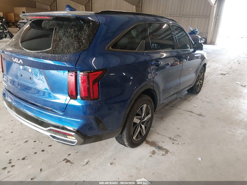 Vin: 5xyrl4lc4pg223478, lot: 46692286, kia sorento s 20234