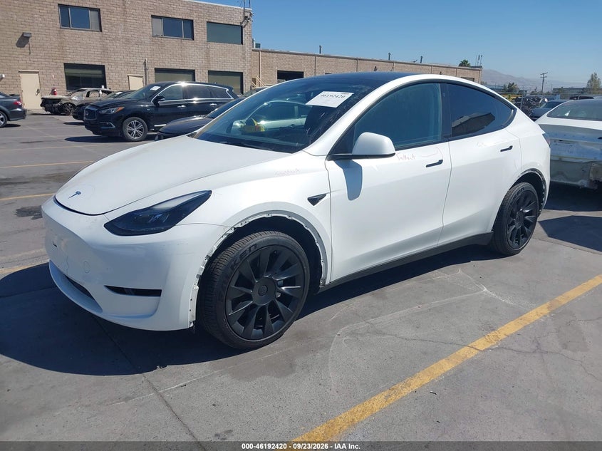 Vin: 7saygdee8pf676155, lot: 46692304, tesla model y awd/long range dual motor all-wheel drive 20232