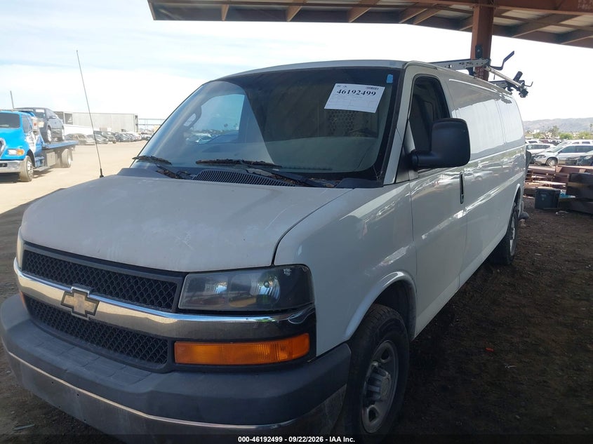 Vin: 1gcwgbffxh1110993, lot: 46692383, chevrolet express 2500 work van 20172
