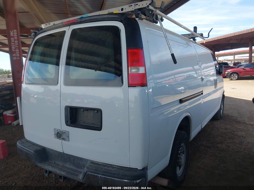 Vin: 1gcwgbffxh1110993, lot: 46692383, chevrolet express 2500 work van 20174