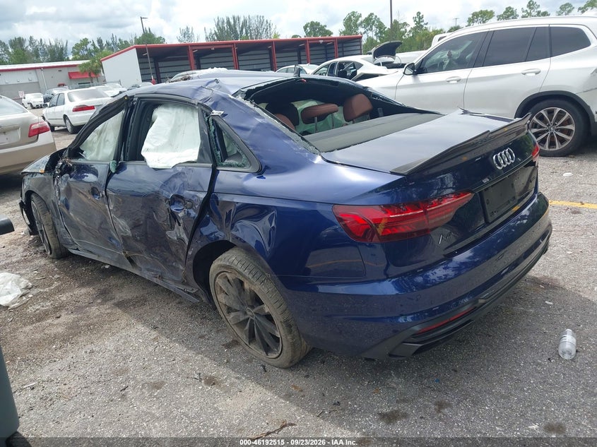 Vin: wauabaf4xma051081, lot: 46692399, audi a4 premium 40 tfsi quattro s tronic 20213