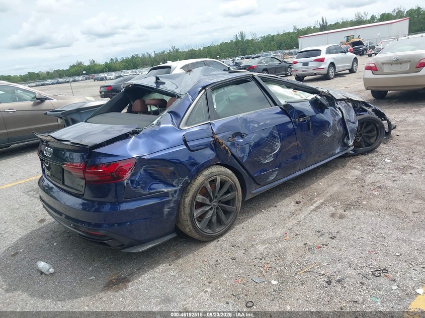 Vin: wauabaf4xma051081, lot: 46692399, audi a4 premium 40 tfsi quattro s tronic 20214