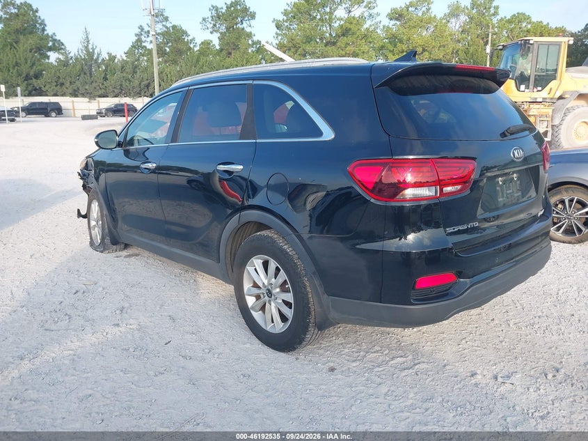Vin: 5xypg4a53kg499210, lot: 46692419, kia sorento 3.3l lx 20193