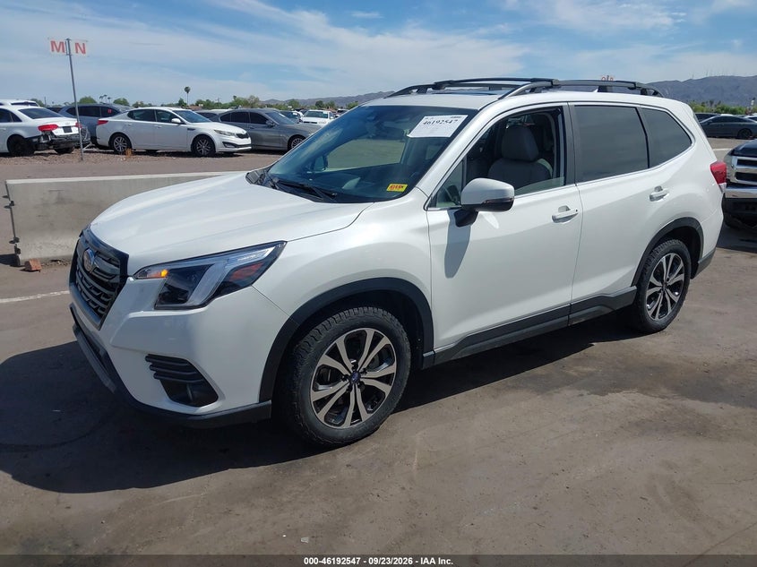 Vin: jf2skanc3nh461277, lot: 46692431, subaru forester limited 20222