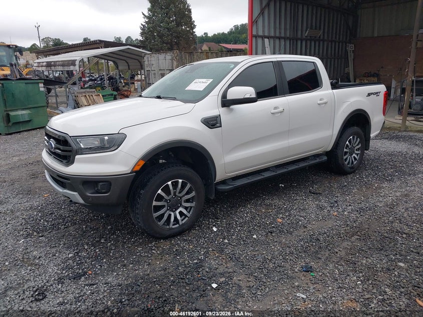Vin: 1fter4fh2kla01684, lot: 46692485, ford ranger lariat 20192