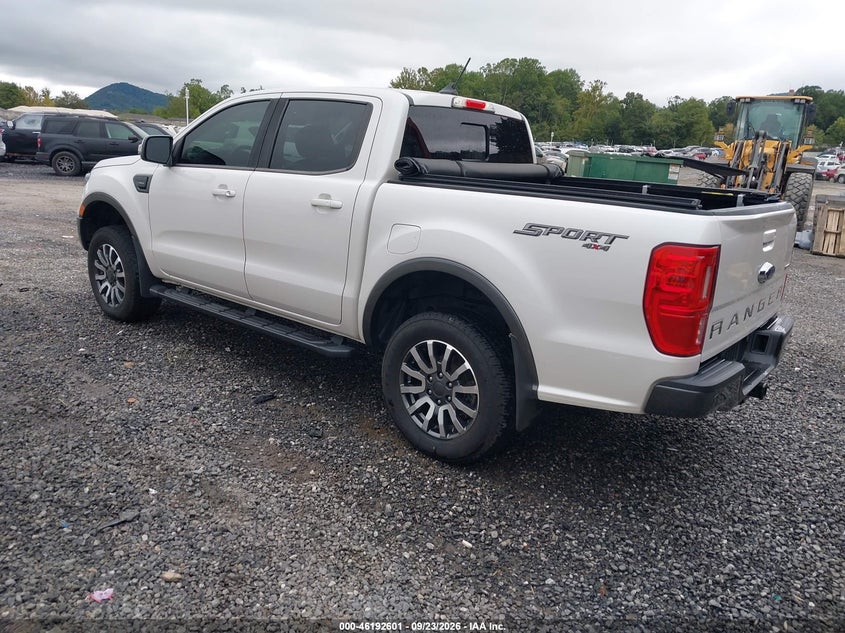 Vin: 1fter4fh2kla01684, lot: 46692485, ford ranger lariat 20193