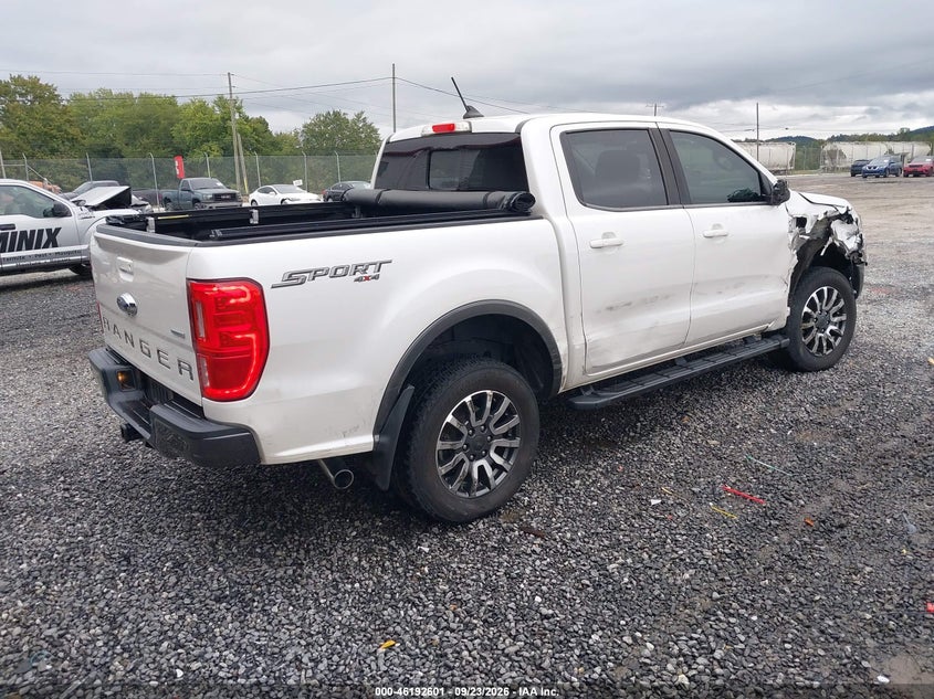 Vin: 1fter4fh2kla01684, lot: 46692485, ford ranger lariat 20194